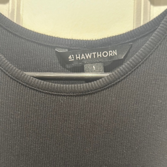 41 Hawthorn Black Fitted Sleeveless Tank Top - Picture 2 of 3